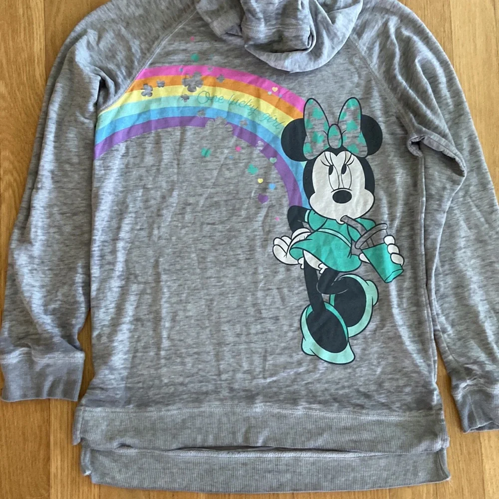 Disney Lightweight Minnie “One Lucky Girl” Girl’s Hoodie